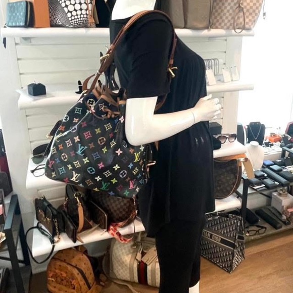 Beautiful condition!Authentic LouVuitton multicolor NeoNoe Monogram Shoulder Bag - Picture 2 of 3